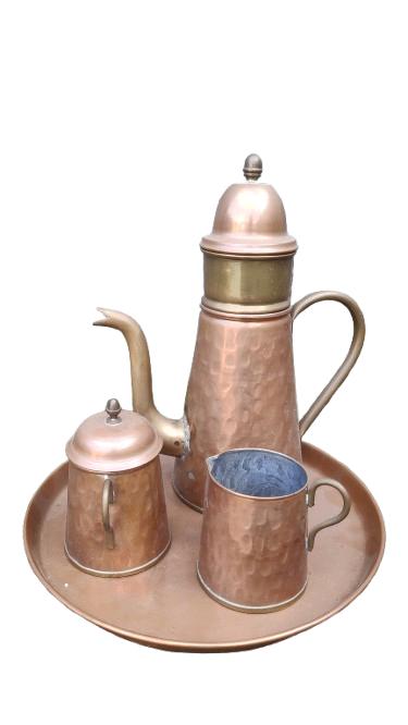 Vintage koperen koffiekan, Enlèvement