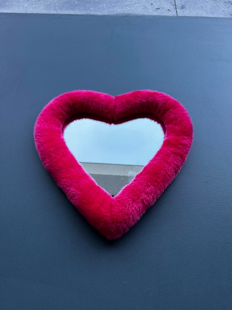 Miroir en forme de cœur pour chambre de fille, Moins de 100 cm, Comme neuf, Enlèvement, Moins de 50 cm