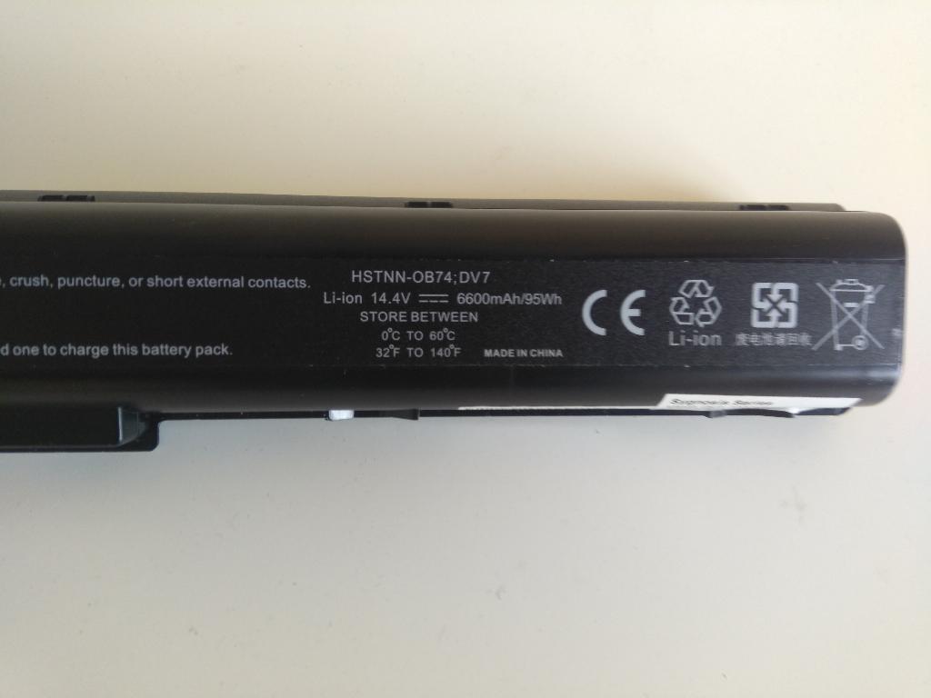 HP laptop accu HSTNN‑OB74 / 14.4V   (Entertainment series), Enlèvement, Comme neuf, HP