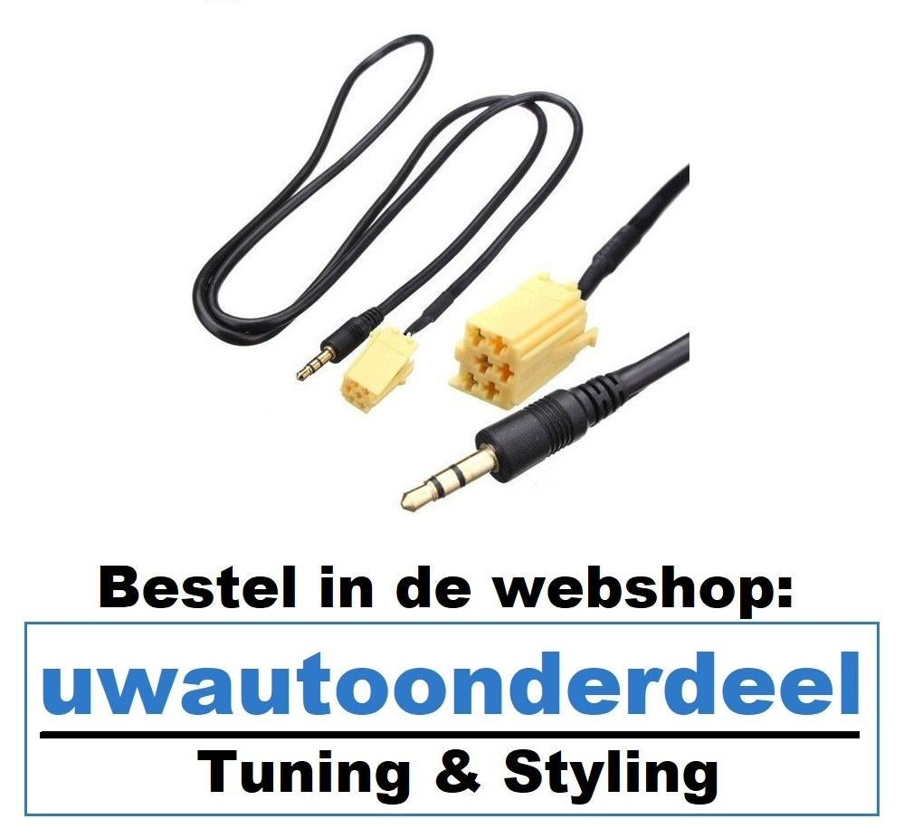 Fiat 500 Grande Punto Aux input Aux adapter Mp3 Iphone Ipod, Envoi