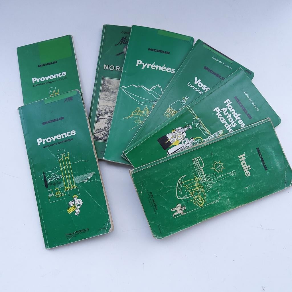6 oude Michelin reisgidsen: Provence, Italië..., Boeken, Reisgidsen, Ophalen of Verzenden, Gelezen, Reisgids of -boek, Michelin