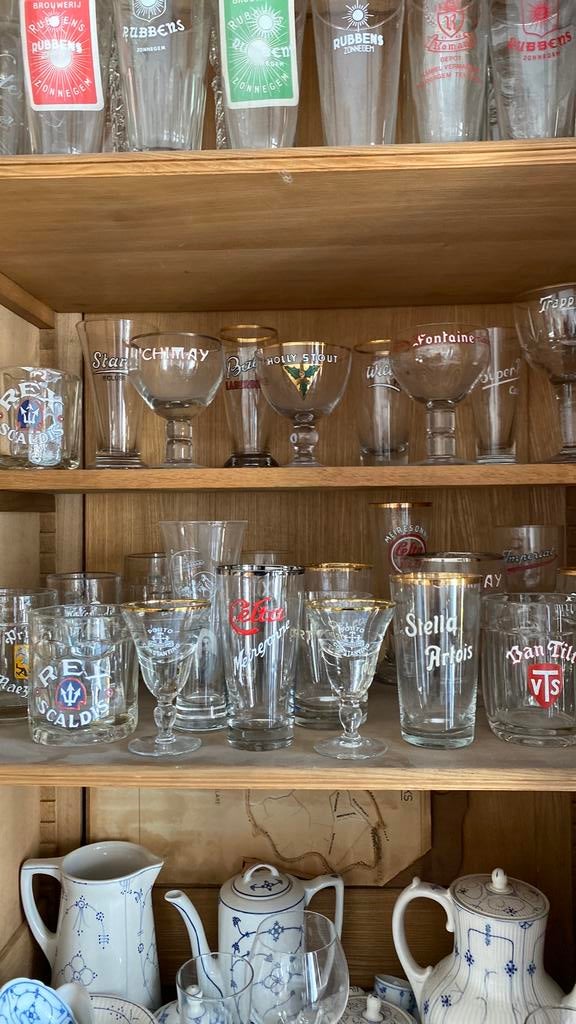 Emaille bierglazen, Verzamelen, Ophalen