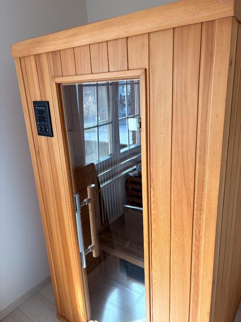 Infraroodcabine Infraplus Sauna, Sport en Fitness, Sauna, Ophalen, Zo goed als nieuw, Infrarood, Complete sauna