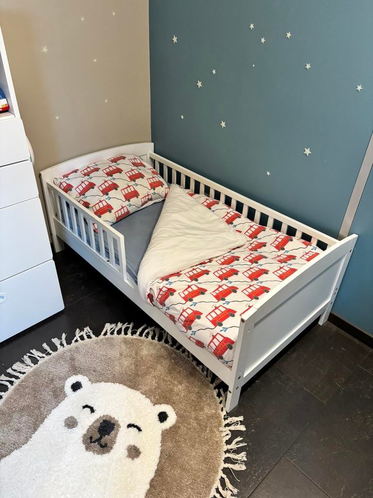Peuterbed 140x70, Kinderen en Baby's, 70 tot 85 cm, 140 tot 160 cm, Zo goed als nieuw, Ophalen