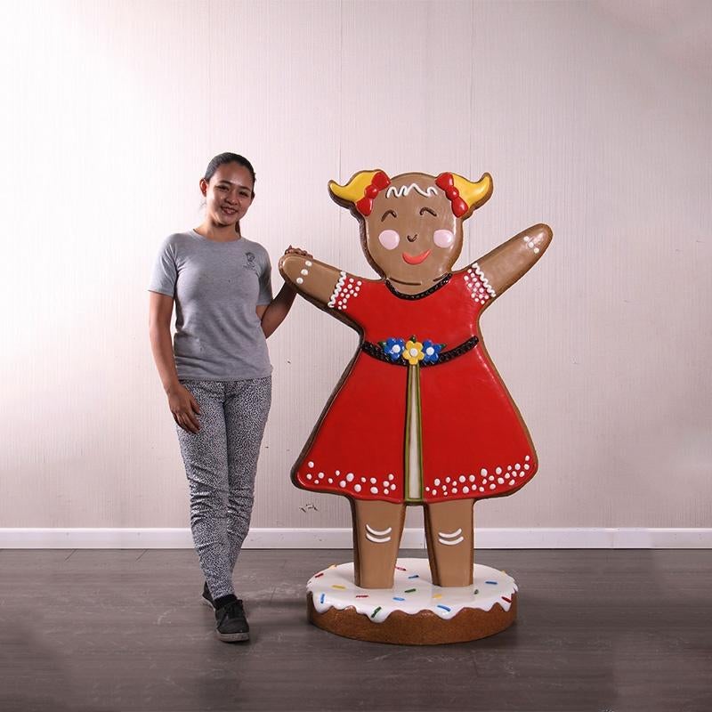 Gingerbread Girl – Peperkoek Hoogte 142 cm, Diversen, Kerst, Nieuw, Ophalen