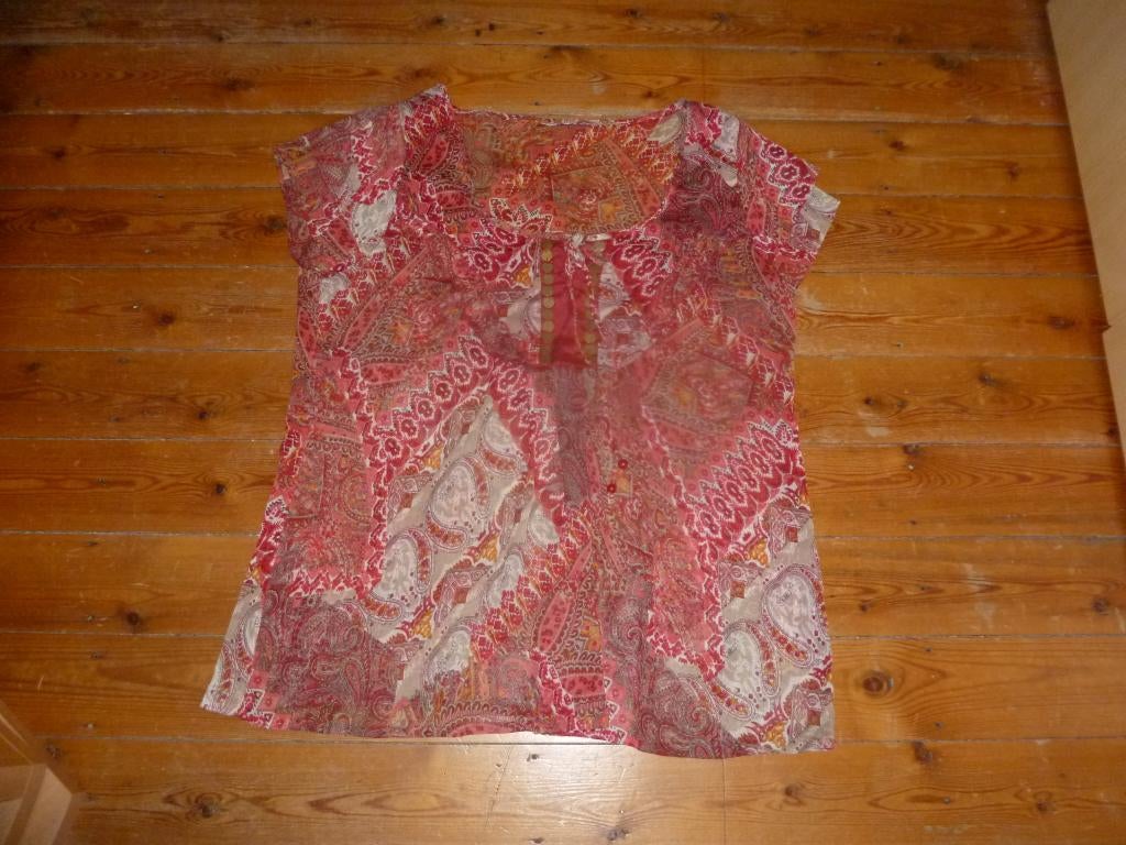 Blouse maat 44, Ophalen of Verzenden, Zo goed als nieuw, Maat 42/44 (L), Rood