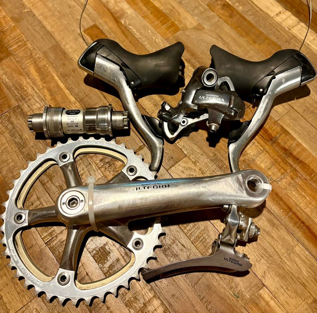 Shimano Ultegra ST-6600 groepset - 2x10-speed, Fietsen en Brommers, Ophalen, Gebruikt, Racefiets