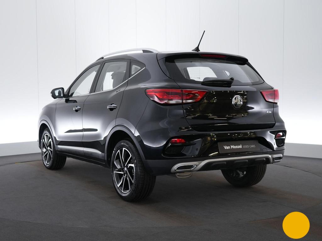 MG ZS ICE 1.0 AT LUXURY FWD, Auto's, MG, Stof, Gebruikt, ZS, Zwart