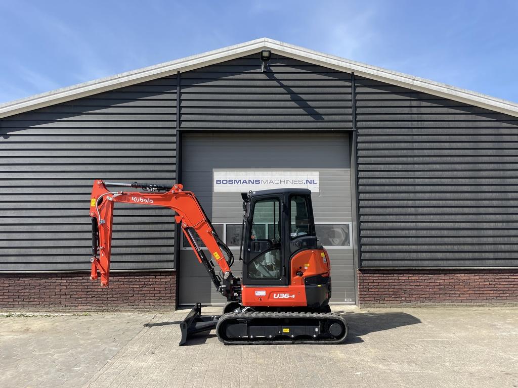 Kubota U36 minigraver NIEUW €655 LEASE, Zakelijke goederen, Machines en Bouw | Kranen en Graafmachines, Kubota Hol, Kbt_g.eu_market_surveillance@kubota.com
