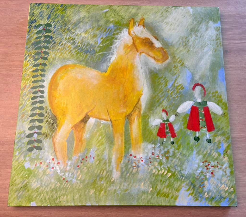 Fantasierijk schilderij paard e.a., Enlèvement