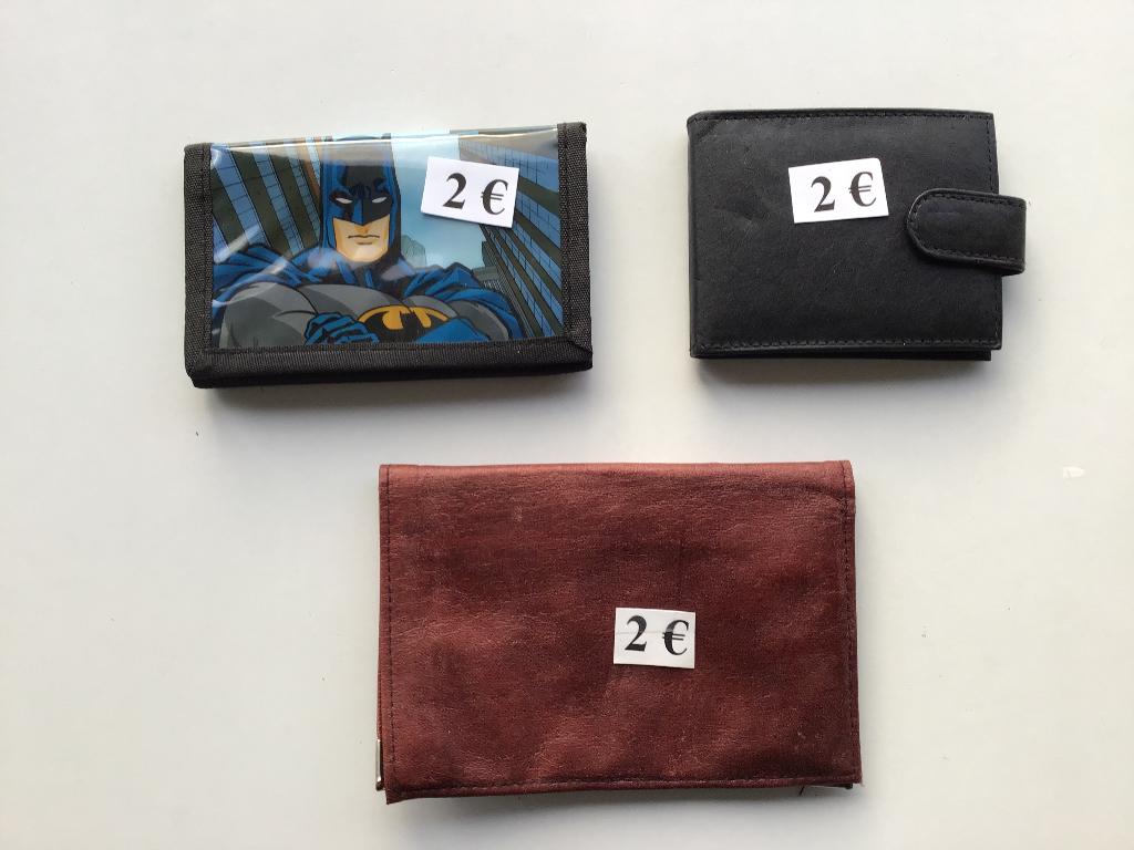 6 portefeuilles ou porte-cartes à 2 euros, Bijoux, Sacs & Beauté, Enlèvement ou Envoi, Comme neuf