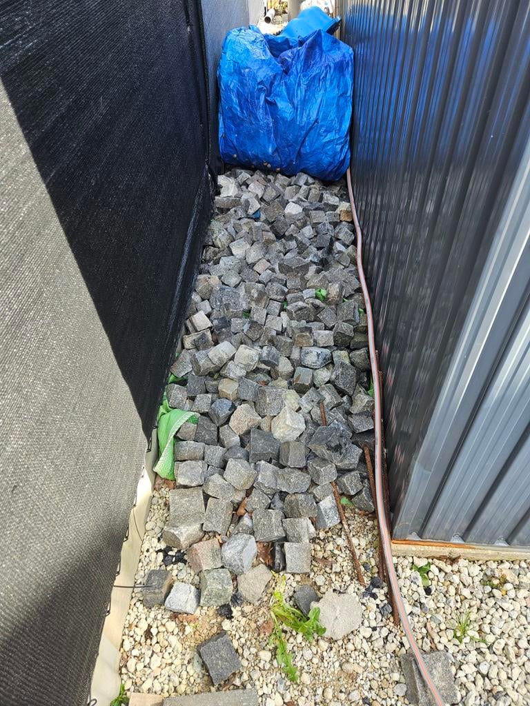 Kasseien overschot gratis op te halen!, Tuin en Terras, Grind, Keien en Split, Ophalen