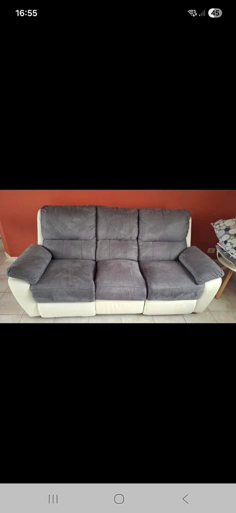 Canapé 3 places + 2 relax, Maison & Meubles, Enlèvement