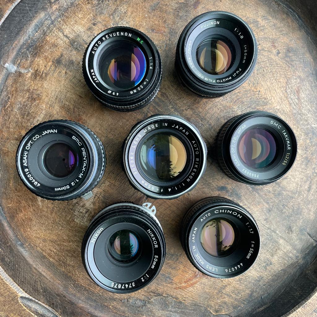 Top Manual Prime 50mm lenses - M42 - Nikon F - Pentax K, Audio, Tv en Foto, Foto | Lenzen en Objectieven, Ophalen of Verzenden