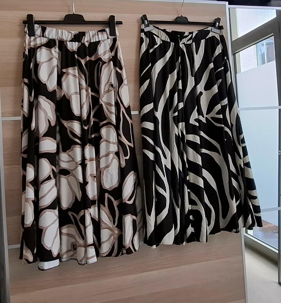 2 mooie nieuwe rokken maat 38 en 40 met elastische band, Kleding | Dames, Ophalen of Verzenden, Nieuw, Maat 38/40 (M), Zwart