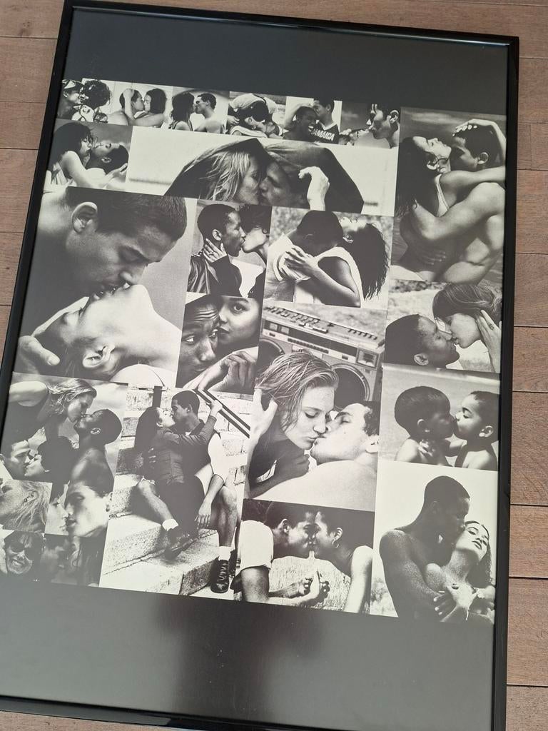 Poster met kader 92 op 64, Verzamelen, Ophalen