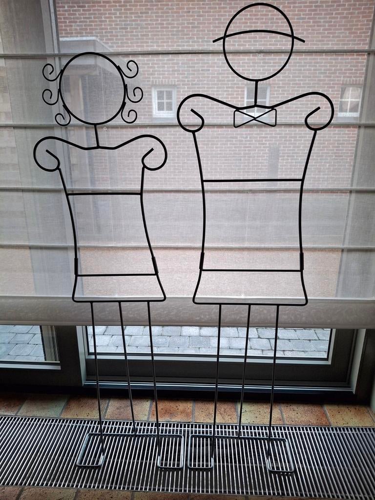 Set van 2 kleerhangers, Kleding | Dames, Kledinghangers, Ophalen, Zo goed als nieuw