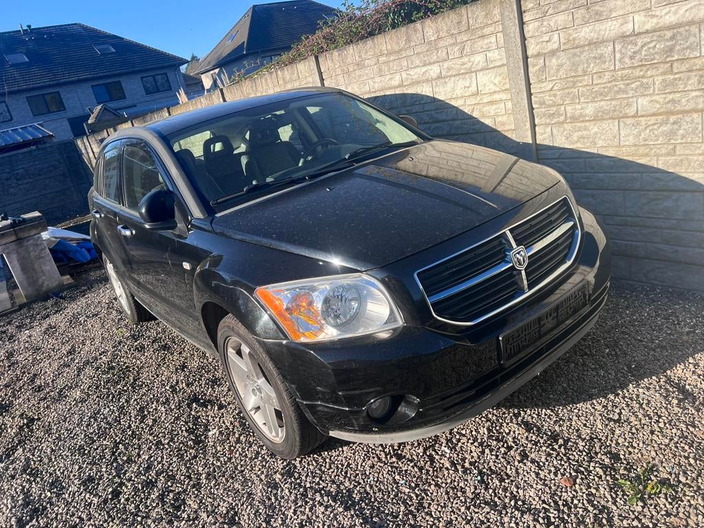 Dodge Caliber benzine 1.8 Sxt handgeschakeld leder carplay, Auto's, USB, Caliber, Zwart, Leder