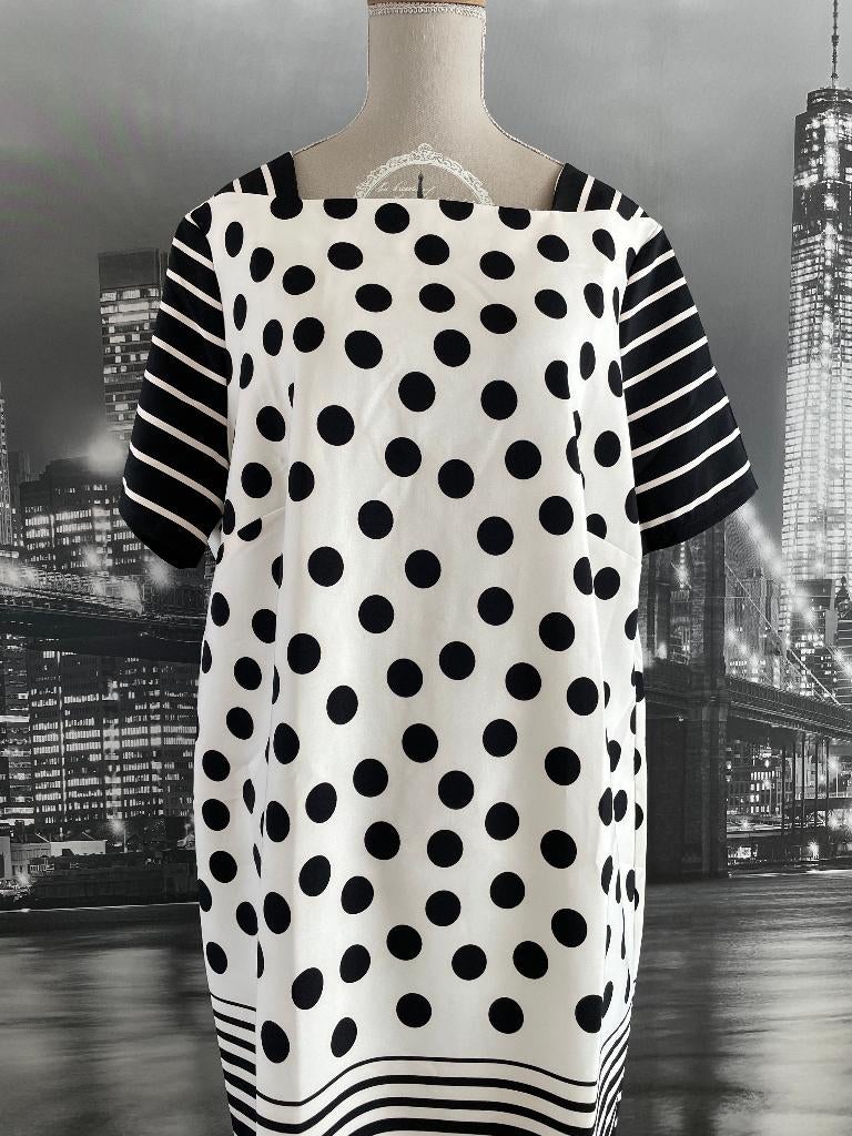 NIEUW prachtige zomer jurk kleed Mona - 48-50, Verzenden, Wit, Maat 46/48 (XL) of groter, Nieuw