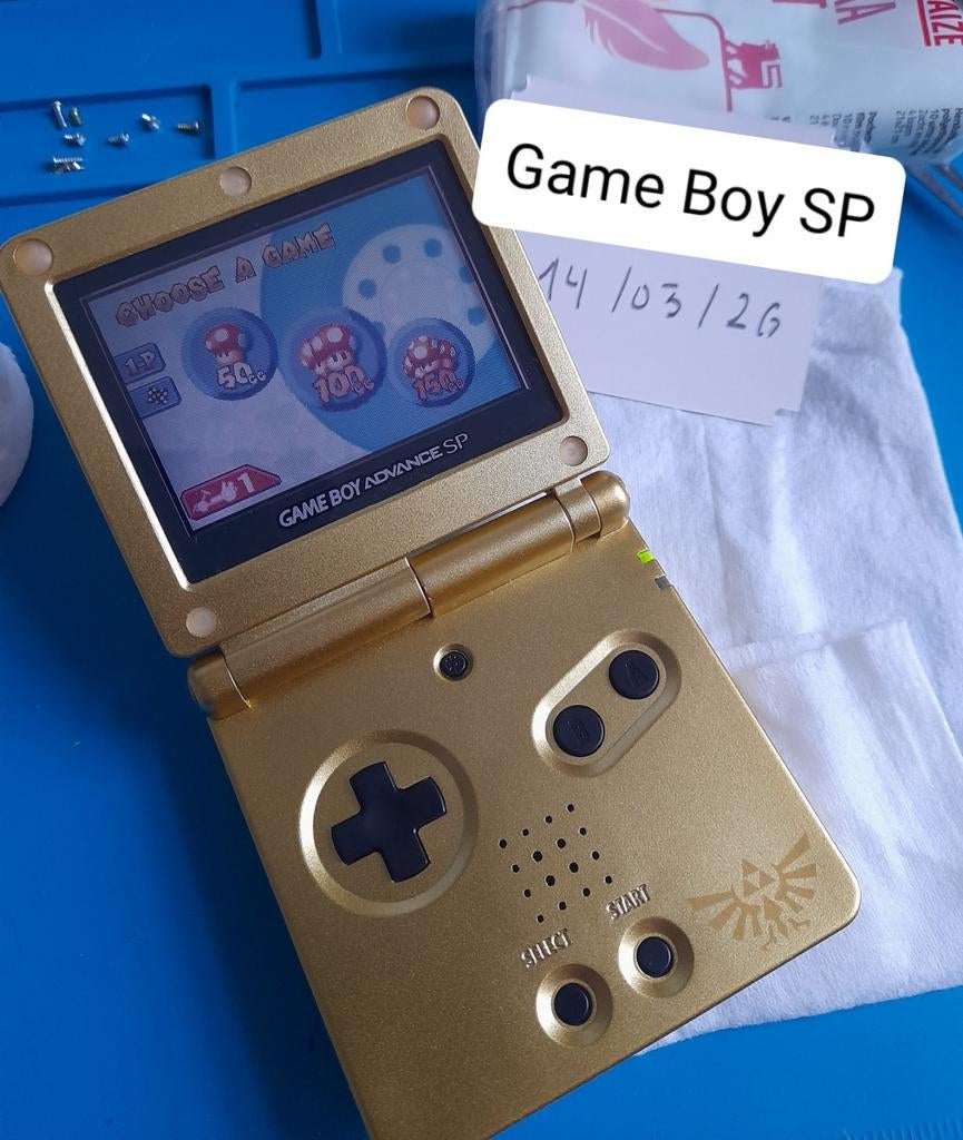Nintendo Game Boy Advance SP GBA SP-systeem - Zelda-editie, Games en Spelcomputers, Games | Nintendo Game Boy, Ophalen of Verzenden