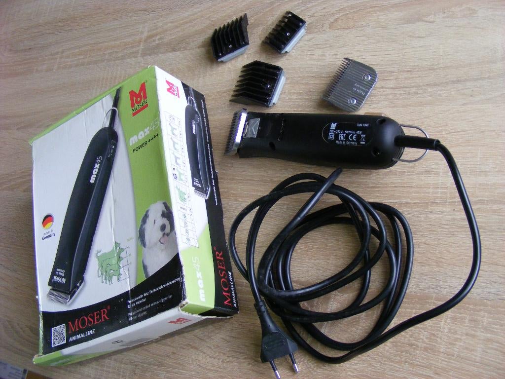 Scheermachine Moser max45 type 1245 met extra mesje 9mm., Dieren en Toebehoren, Ophalen, Gebruikt
