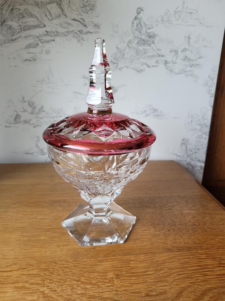 Drageoir bonbonnière en Val Saint Lambert, Antiquités & Art, Enlèvement