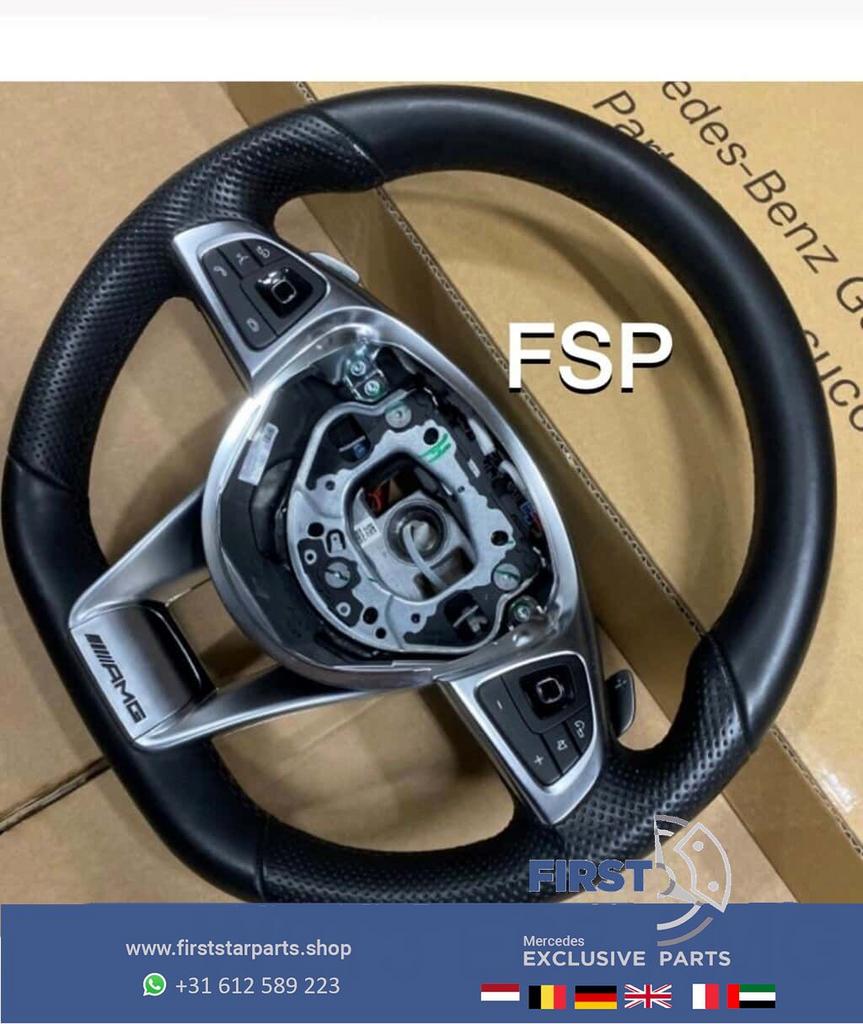 W213 E63 AMG Stuur Mercedes E Klasse 2016-2020 W238 zwart, Auto-onderdelen, Gebruikt, -, Ophalen of Verzenden, -