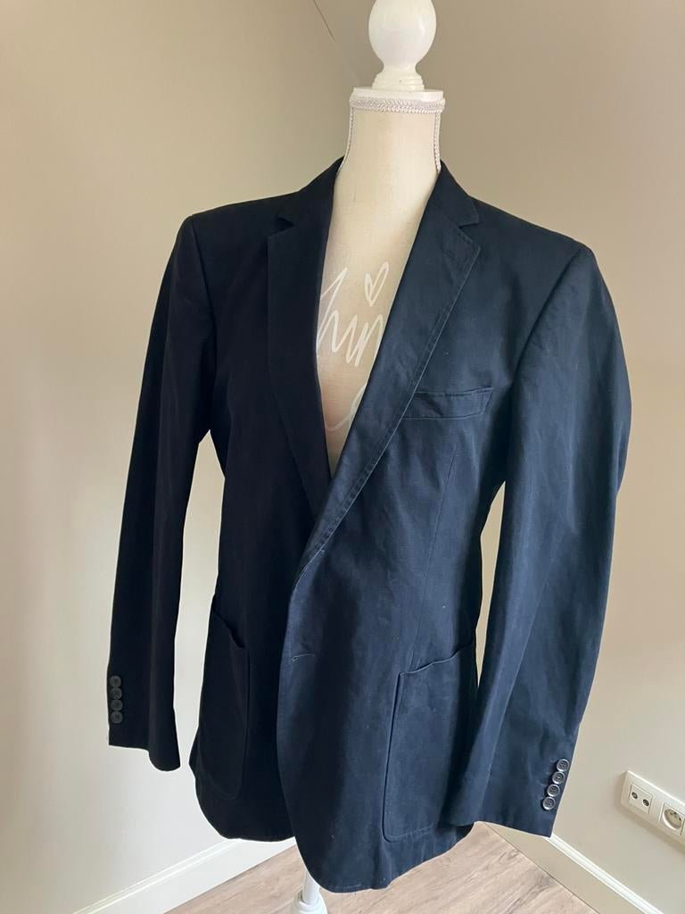 Kostuumjas maat m, Kleding | Heren, Kostuums en vesten, Ophalen, Gedragen, Maat 48/50 (M), Blauw