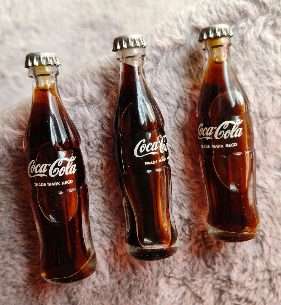 MINI COCA COLA FLESJES JAREN 80, Verzamelen, Ophalen of Verzenden