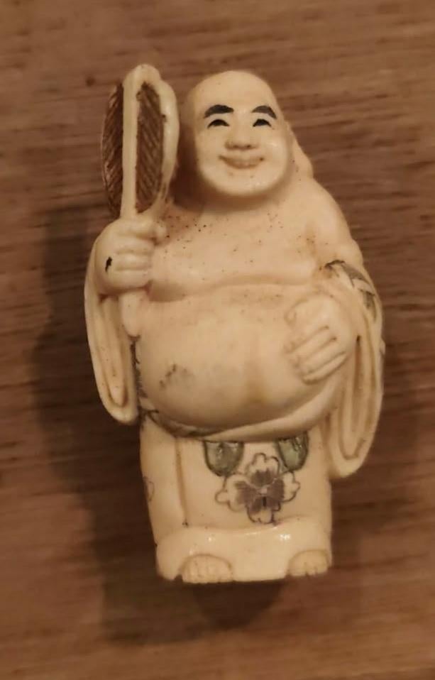 Netsuke ancien, Antiquités & Art, Enlèvement ou Envoi