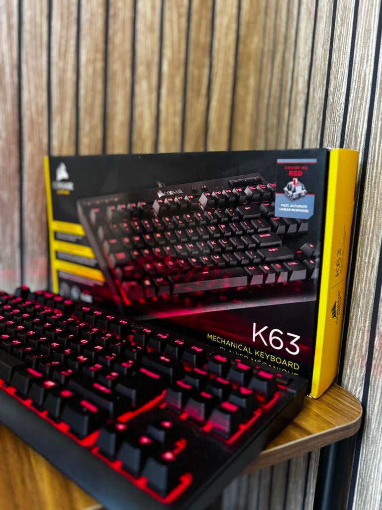 Corsair k63 red, Ophalen, Zo goed als nieuw