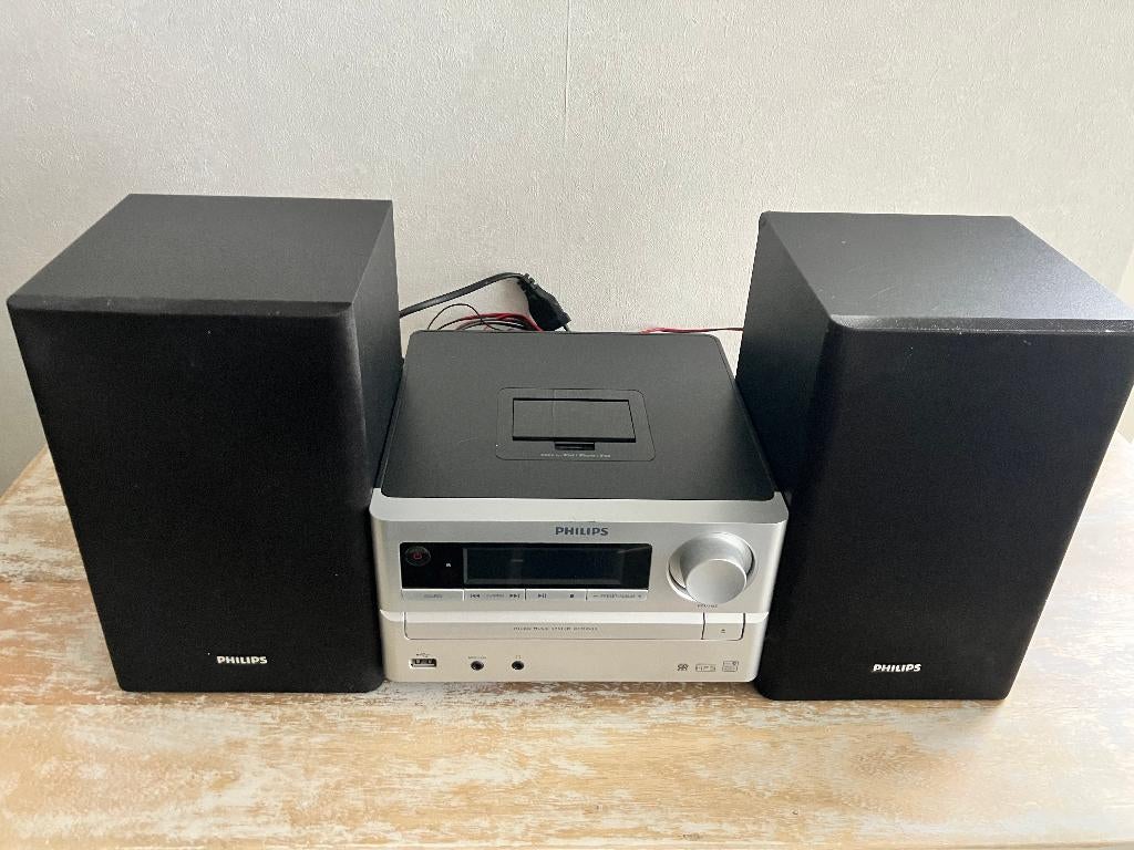 Philips DCM2020 - Microset - Zwart, Ophalen, Philips, Gebruikt, Tuner of Radio