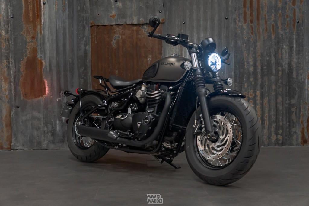 ***verkocht*** Triumph Bobber Black: Ironstone, Motoren, Motoren | Triumph, Traction Control, 2 cilinders, Bedrijf, Meer dan 35 kW