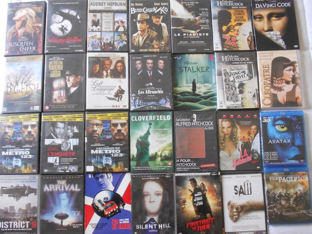 DVD - Da Vinci Code, Hitchcock, Pacific, Avatar, Hepburn  N, Enlèvement ou Envoi, Coffret