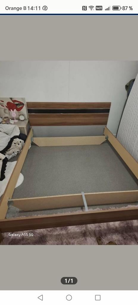 A vendre lit neuf, Maison & Meubles, Neuf, Enlèvement, 200 cm, Deux personnes