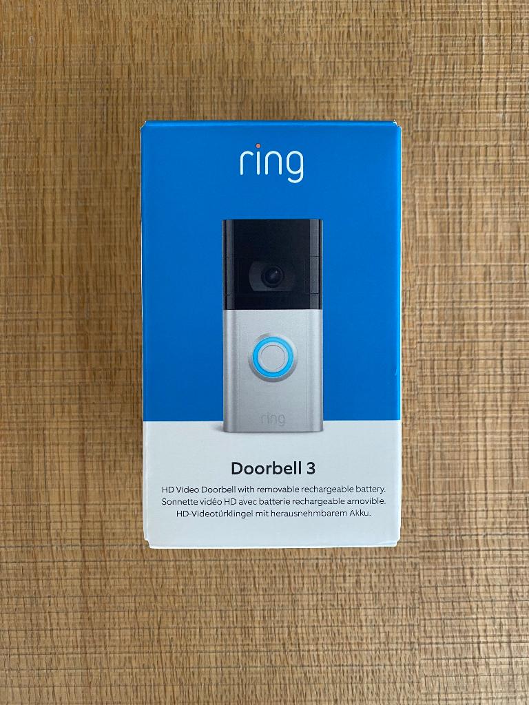 Sonnette Ring 3 + Chime Pro, Enlèvement, Comme neuf, Caméra extérieure