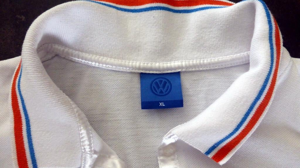 Witte polo VW Up! 14 jaar collectors item, VW, Gebruikt, Ophalen of Verzenden, Shirt of Longsleeve