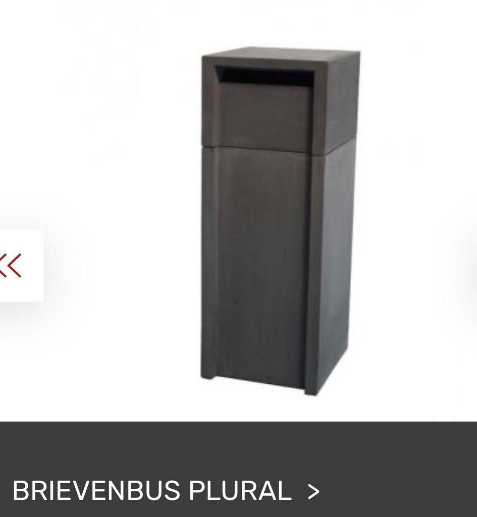 Brievenbus in sierbeton, Tuin en Terras, Brievenbussen, Ophalen of Verzenden, Nieuw, Beton, Staande brievenbus