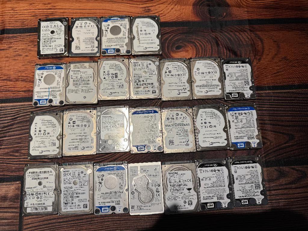 Diverse 2.5 HD's in verschillende grotes., Informatique & Logiciels, Disques durs, Enlèvement, Utilisé, SATA