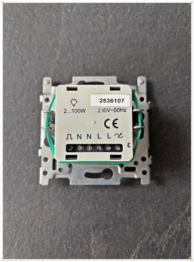 NIKO - VARIATEUR BOUTON POUSSOIR LED 3-FILS 100W NEUF, Enlèvement ou Envoi, Neuf, Interrupteur