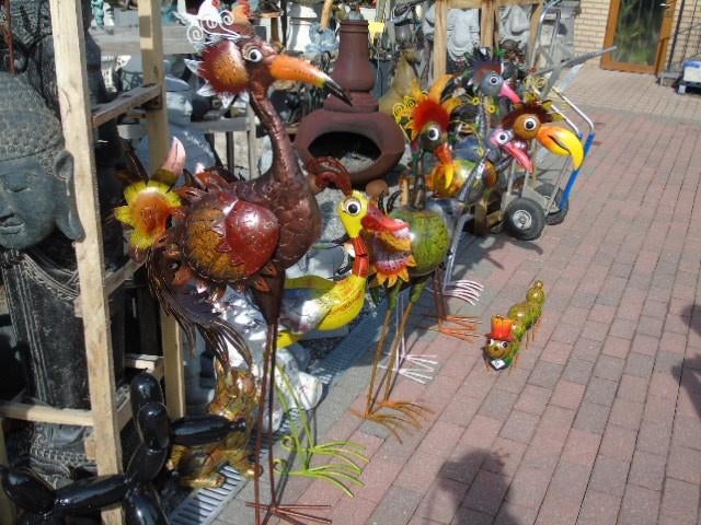 Grappig vogelbeeld, geweldige keuze om te ontdekken! Te koop, Tuin en Terras, Tuinbeelden, Ophalen of Verzenden, Nieuw, Metaal