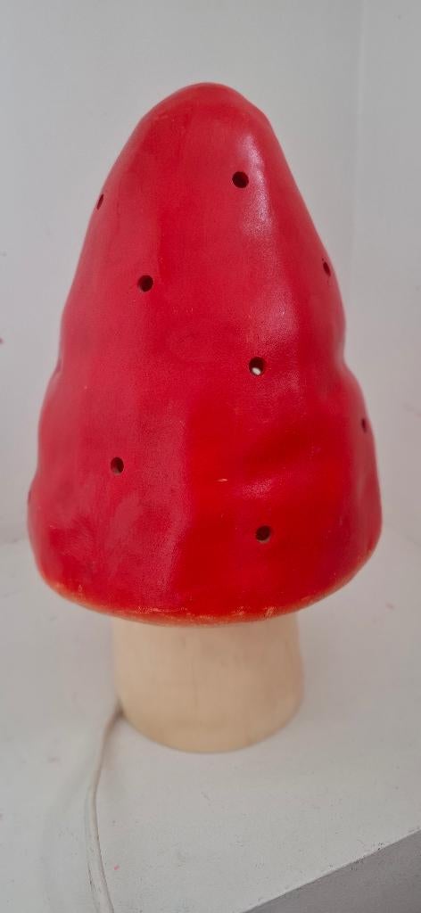 Lampe Heico en forme de champignon rouge, Enlèvement ou Envoi, Utilisé, Lampe