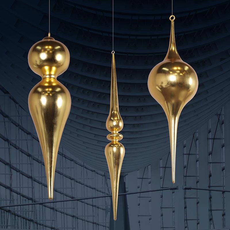 Twinkle Cone Gold or Silver – Kerstbal Hoogte 92 cm, Ophalen, Nieuw