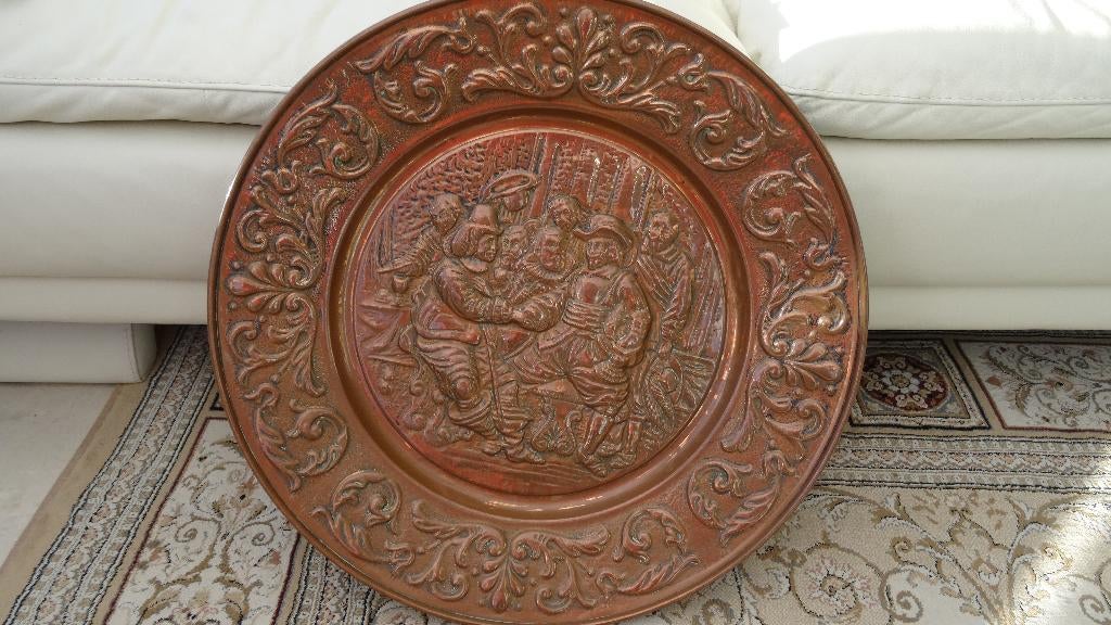 KOPER HANG SCHAAL BREUGHEL TAFEREEL, Ophalen, Koper