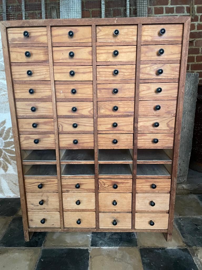 Origineel Oud Horlogemaker-kastje, Huis en Inrichting, Ophalen, Gebruikt