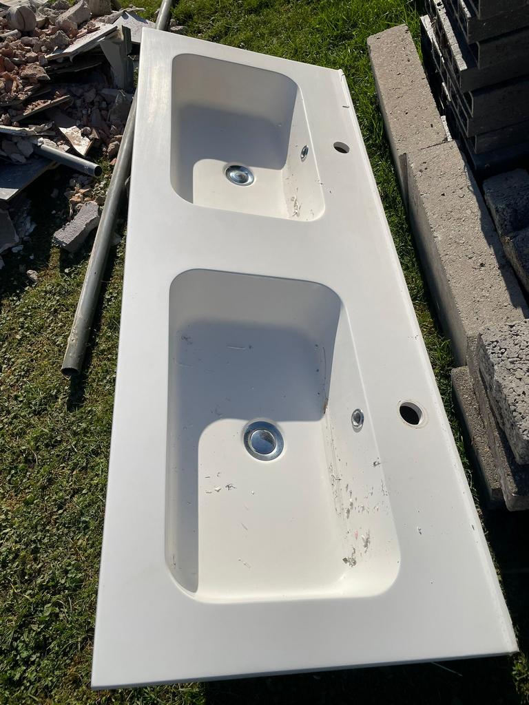 Lavabo en badkamermeubel, Enlèvement, Utilisé