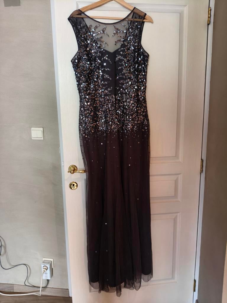 Lang avondkleed met glitter, Enlèvement, Taille 38/40 (M)