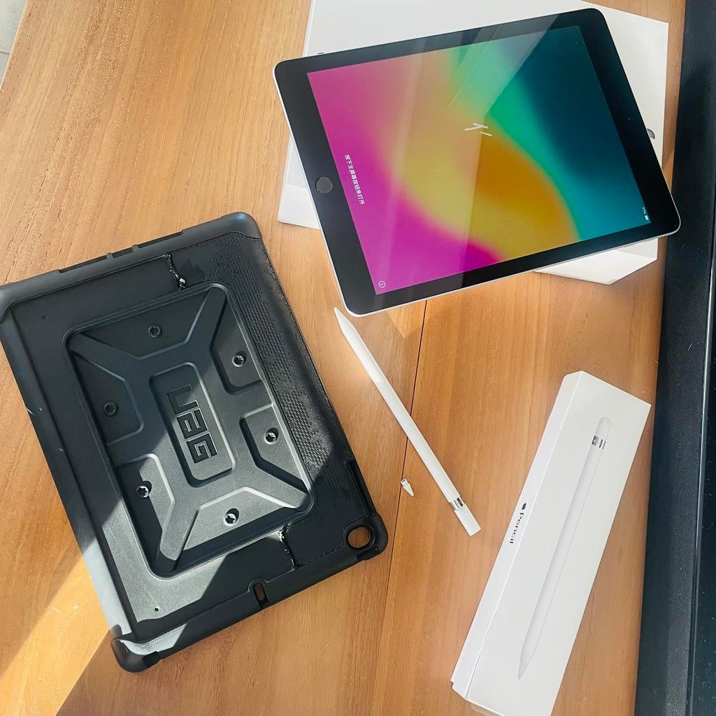 iPad 6e generatie 128GB + originele Apple Pencil (met doos), Computers en Software, Apple iPads, Zo goed als nieuw, Wi-Fi, Ophalen of Verzenden