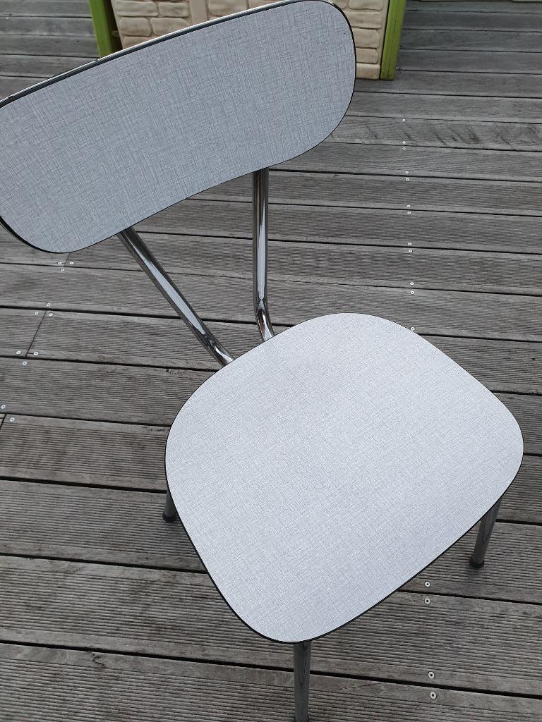 CHAISE DE CUISINE OU SALLE DE BAINS EN FORMA VINTAGE, Enlèvement ou Envoi, Vintage années 1960-1970, Comme neuf, Métal