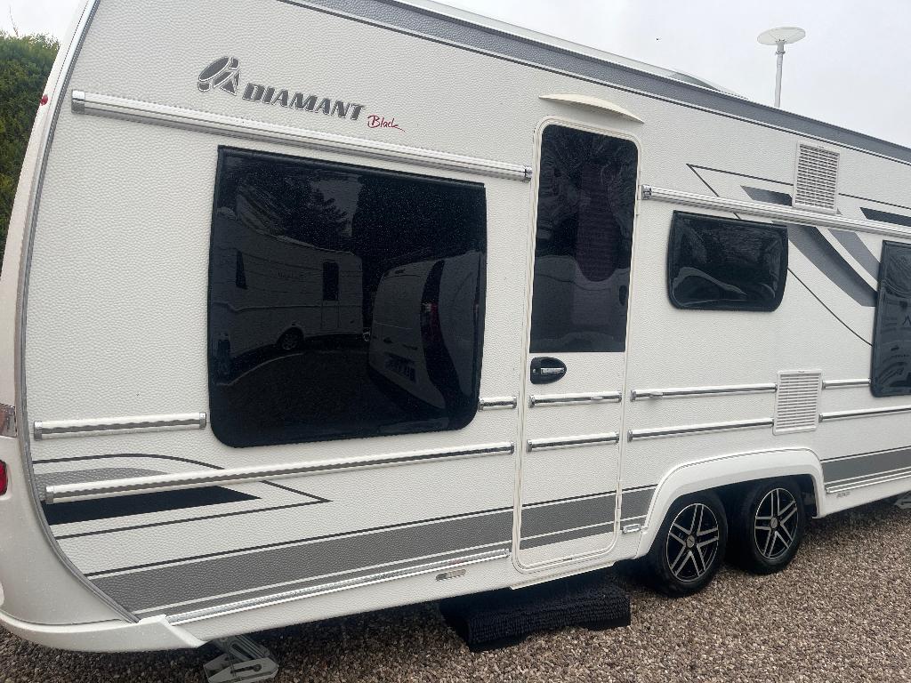 Caravane diamant 590  black fendt, Jusqu'à 4, 5 à 6 mètres, Particulier, Fendt